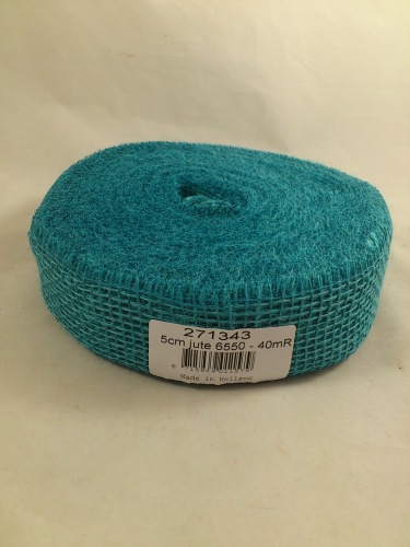 Jute 5 cm 40 m. azur